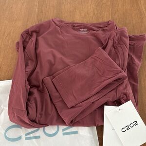 C202 Mauve Long Sleeve Top